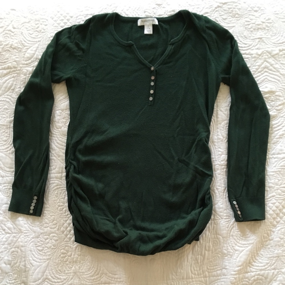 Motherhood Maternity Green Sweater S